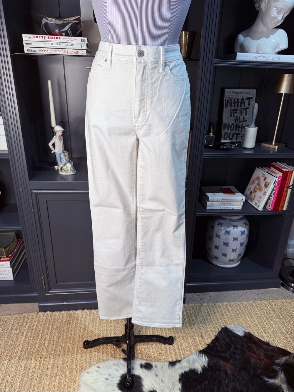 Talbots Barely Boot Jean – White – Size 6